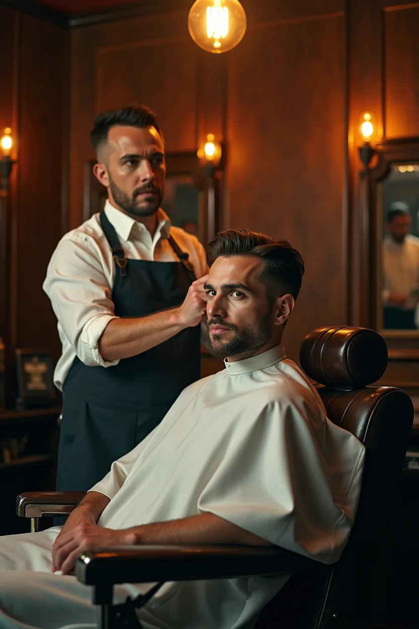 Trabajo de barbería